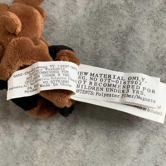 Animal Mini Magnets Moose Hippo Lion Panda, Ganz & ASI Brands - Picture 6 of 14